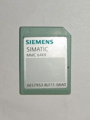 Siemens Simatic MMC 64KB SD card used, vintage