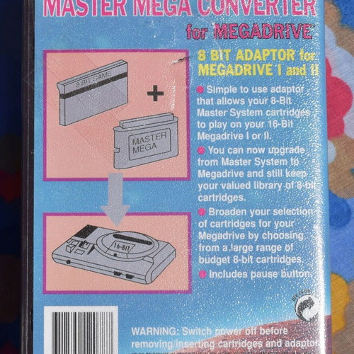 Master Mega Converter for Sega Mega Drive like new