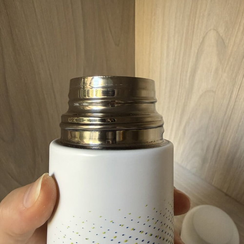 Metal thermos flask