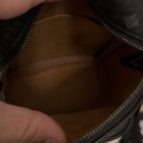 Mcm mini backpack like new, black shoulder bag