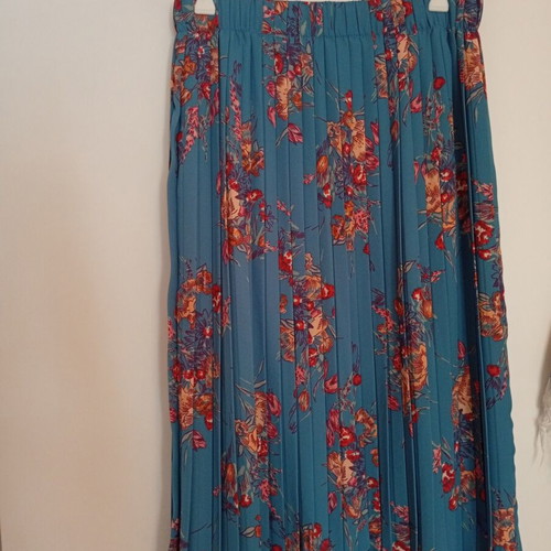 Zara midi pleated skirt multicolor like new