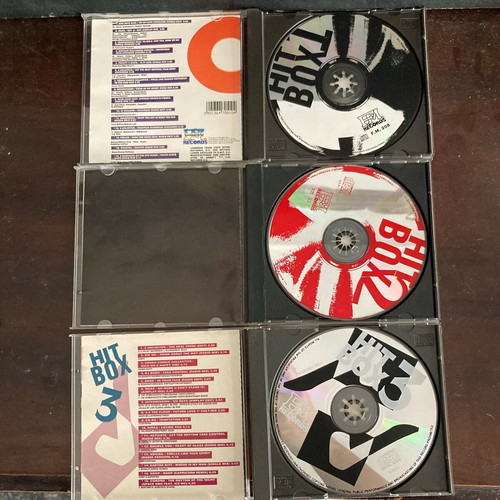 Hit Box 1 2 3 used electronic music CD set