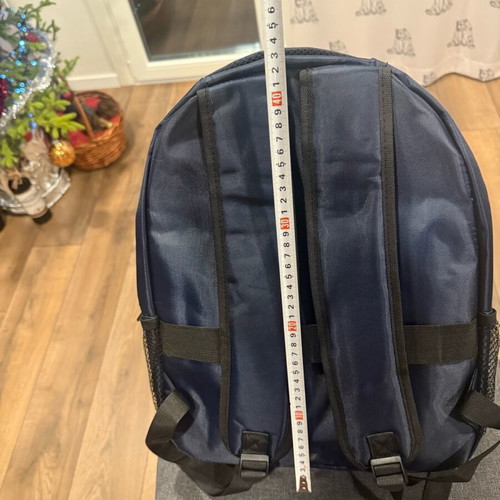 Backpack new dark blue branded with NIKMI AD