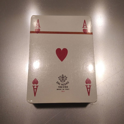 Dal Negro Treviso 50A playing card set, sealed