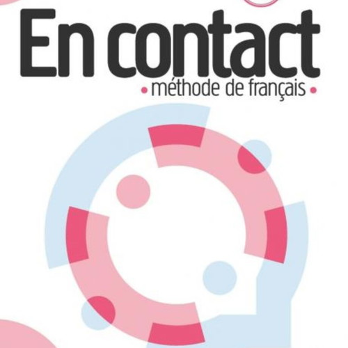 En Contact French learning book with workbook, like new