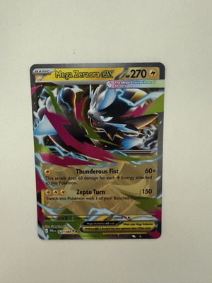 Mega Zeraora EX card like new