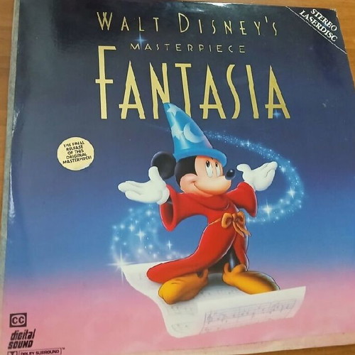 Fantasia Walt Disney 2x lazer disc σαν καινούργιο