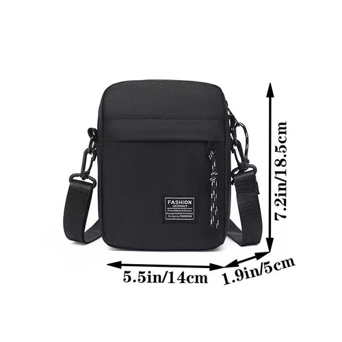 Minimalist small shoulder bag new black