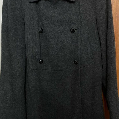 Zara women's coat like new, dark gray, double-breasted, size S