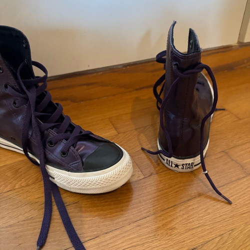 All Star Converse purple boot size 37.5 like new