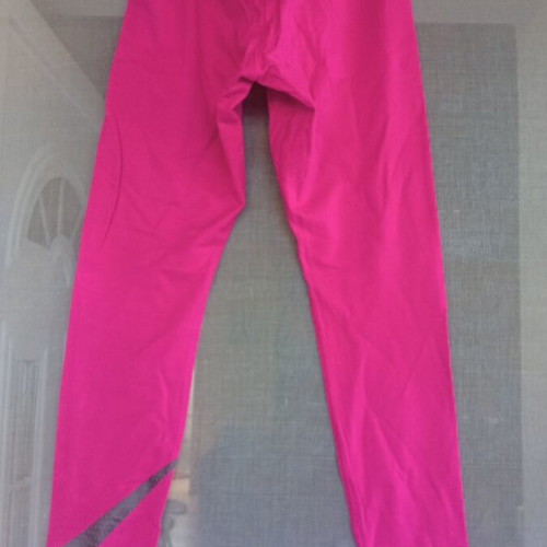 Nike fitness leggings size XS like new, pink, ankle length