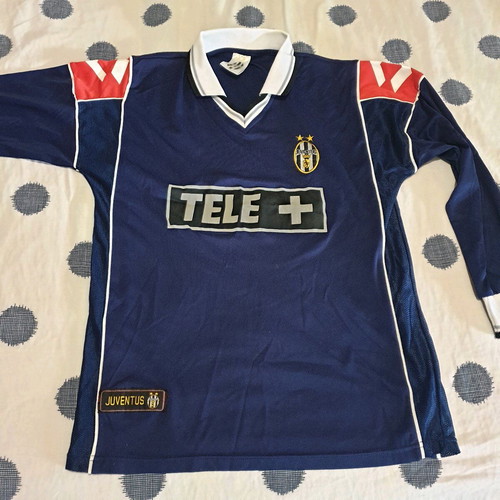 Juventus Replica Long-Sleeve Shirt used, 2000-01 Coppa Italia