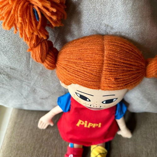 Pippi Longstocking cloth doll Micki like new, 48 cm