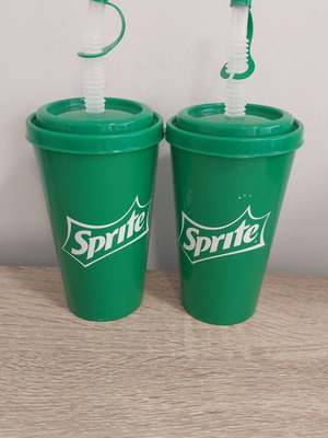 Sprite plastic reusable cups