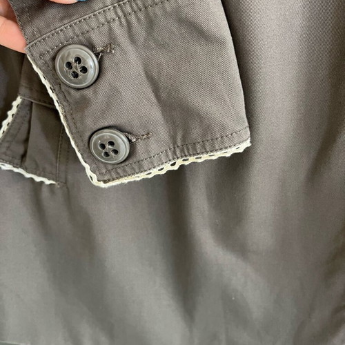 Atmosphere women's trench coat vintage, like new, gray/cappuccino, size Small