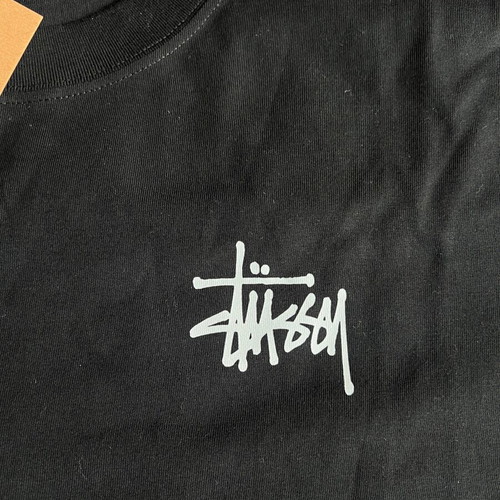 Stussy Basic Logo Tee new, sizes M, L, XL, black and white
