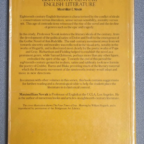 Book Eighteenth-century English Literature like new, English