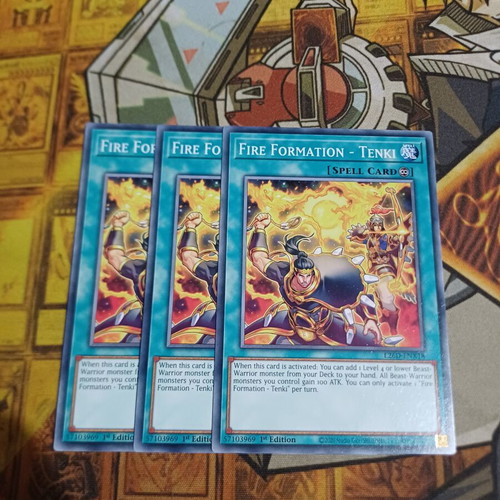 Fire Formation - Tenki Playset near mint condition, 3 cards