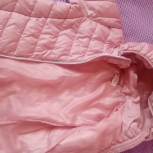 H&M pink lightweight jacket with detachable hood, 4-5 years