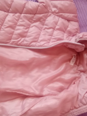 H&M pink lightweight jacket with detachable hood, 4-5 years