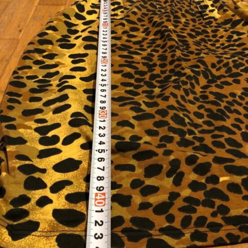 Vintage leopard skirt like new, size M 38 10, black and brown