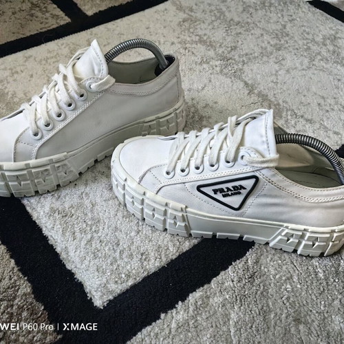 Prada sports shoes used, size 36, white