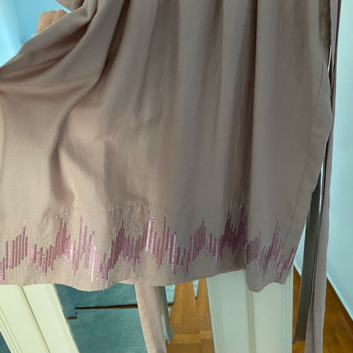 Naf Naf dress with sequin details like new, size XL, beige pink