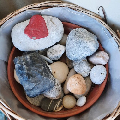 Stone with storage like new