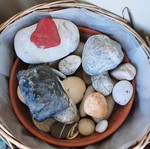 Stone with storage like new