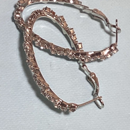 Oval earrings