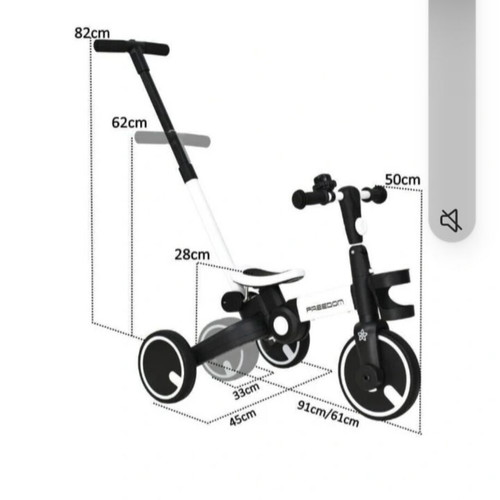 Bebe Stars 3-in-1 children's bike Freedom