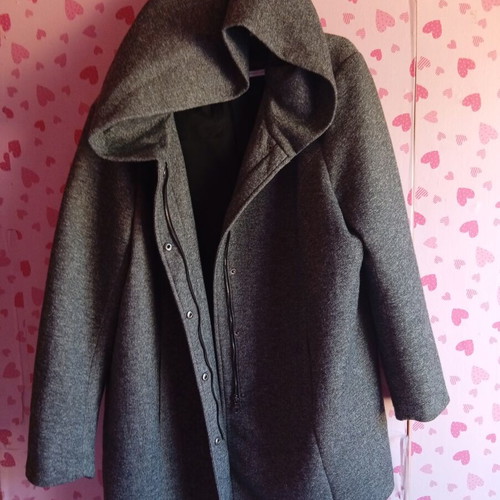 Women's grey coat, like new, size 4XL