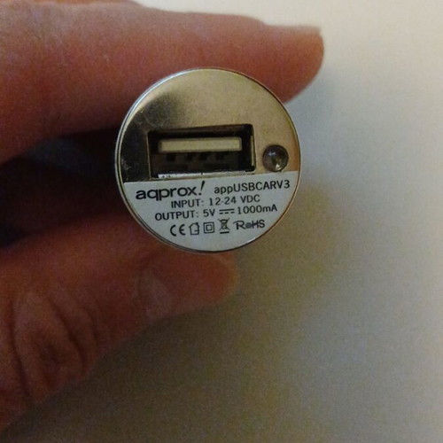 USB car charger 1000mA like new