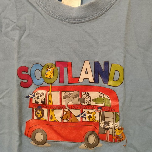 T-shirt from Scotland for 8 years like new