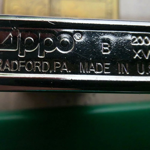 Vintage Zippo lighter silver Venetian filigree design