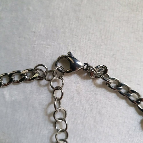 Gunmetal Hematite North Star Choker stainless steel handmade