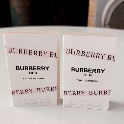 Burberry Her Eau De Parfum Set 2 Fragrance Samples 2x1.5ml