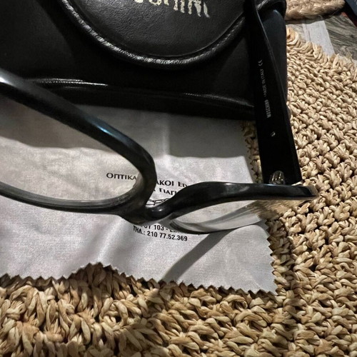 Moschino Vintage Sunglasses like new black with clear lenses