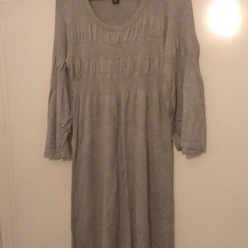 H&M dress used, gray, size L