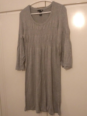 H&M dress used, gray, size L