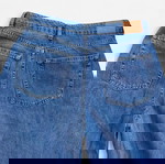 High-waisted wide leg jeans Bershka like new, size 34, blue