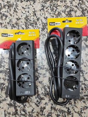 Power strips for UPS with 3 and 4 outlets, new