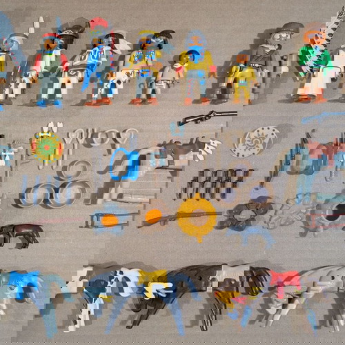 Playmobil Western 3870 Индийско село употребявано с кутия