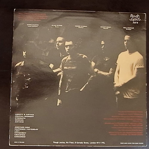 Agnostic Front Liberty and Justice for All Vinyl LP like new, punk