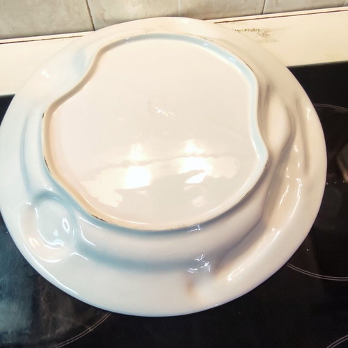 3EFFE Italian ceramic serving platter with sea motifs, like new