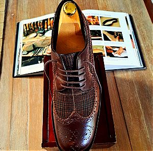 Vintage Kenneth Cole Reaction Tweed & Leather Brogues Παπούτσια Size 10,5