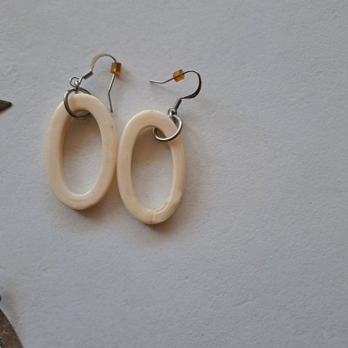 Faux bijoux earrings used, pack of 7 pairs