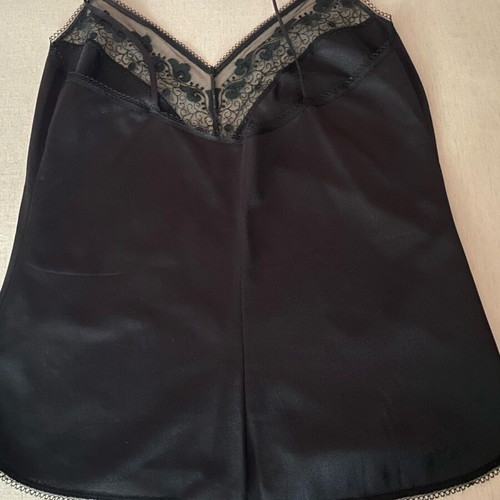 Triumph black lace camisole like new