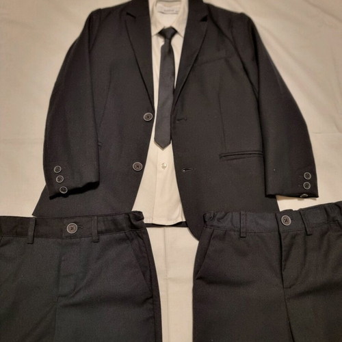 Reserved boys' blue suit new with 2 trousers size 6-7 years