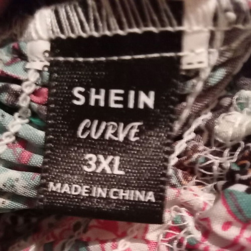 Shein long summer pants multicolor like new, size XXXL